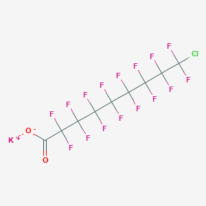 molecular formula C9ClF16KO2 B3238597 Potassium 9-chloroperfluorononanoate CAS No. 1415963-94-8