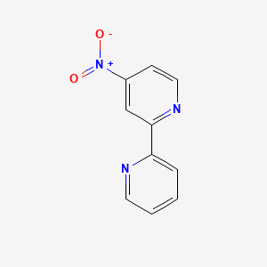 molecular formula C10H7N3O2 B3238638 4-Nitro-2,2'-bipyridine CAS No. 14162-93-7