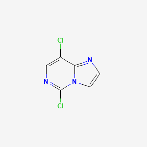 molecular formula C6H3Cl2N3 B3238734 Imidazo[1,2-c]pyrimidine, 5,8-dichloro- CAS No. 1416713-07-9