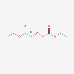 molecular formula C10H18O5 B032389 Ethyl 2-(1-ethoxy-1-oxopropan-2-yl)oxypropanoate CAS No. 6937-25-3