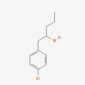 molecular formula C11H15BrO B3239032 1-(4-Bromophenyl)pentan-2-ol CAS No. 141819-15-0