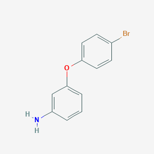 molecular formula C12H10BrNO B3239049 3-(4-Bromophenoxy)aniline CAS No. 141839-57-8