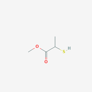 molecular formula C4H8O2S B032392 Methyl 2-mercaptopropionate CAS No. 53907-46-3