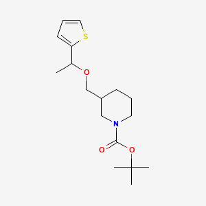 tert-Butyl 3-((1-(thiophen-2-yl)ethoxy)methyl)piperidine-1-carboxylate