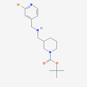 tert-Butyl 3-((((2-bromopyridin-4-yl)methyl)amino)methyl)piperidine-1-carboxylate