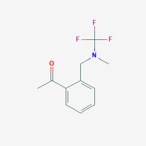 1-(2-((Methyl(trifluoromethyl)amino)methyl)phenyl)ethanone