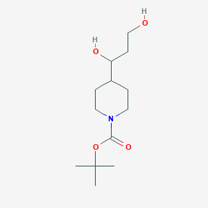 tert-Butyl 4-(1,3-dihydroxypropyl)piperidine-1-carboxylate