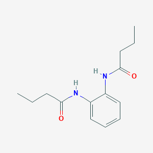 molecular formula C14H20N2O2 B323961 N-(2-BUTANAMIDOPHENYL)BUTANAMIDE 