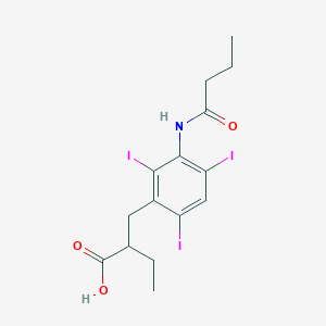 molecular formula C15H18I3NO3 B032397 Tyropanic acid CAS No. 27293-82-9