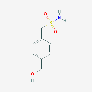 molecular formula C8H11NO3S B3239874 [4-(Hydroxymethyl)phenyl]methanesulfonamide CAS No. 1423027-12-6