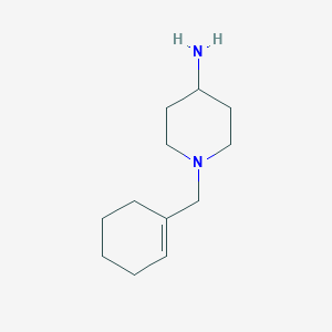 molecular formula C12H22N2 B3240042 1-[(Cyclohex-1-en-1-yl)methyl]piperidin-4-amine CAS No. 1427058-64-7