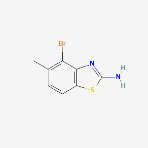 molecular formula C8H7BrN2S B3240082 4-Bromo-5-methylbenzo[d]thiazol-2-amine CAS No. 1427373-92-9