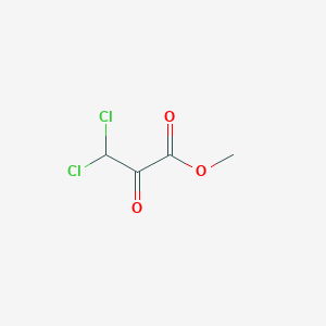 molecular formula C4H4Cl2O3 B3240288 Methyl 3,3-dichloro-2-oxopropanoate CAS No. 1431953-90-0