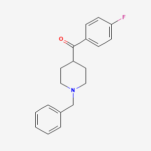 molecular formula C19H20FNO B3240828 (1-Benzylpiperidin-4-yl)(4-fluorophenyl)methanone CAS No. 144734-31-6