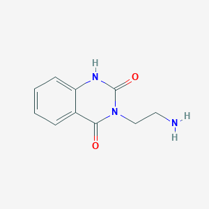 molecular formula C10H11N3O2 B3240834 2,4(1H,3H)-Quinazolinedione, 3-(2-aminoethyl)- CAS No. 144734-40-7