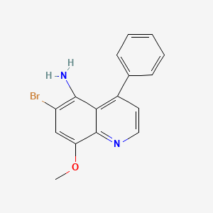 6-Bromo-8-methoxy-4-phenylquinolin-5-amine