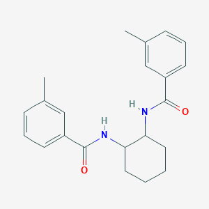 molecular formula C22H26N2O2 B324109 3-methyl-N-[2-[(3-methylbenzoyl)amino]cyclohexyl]benzamide 
