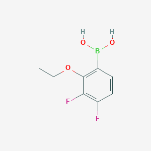 molecular formula C8H9BF2O3 B3241102 3,4-Difluoro-2-ethoxyphenylboronic acid CAS No. 1451391-69-7