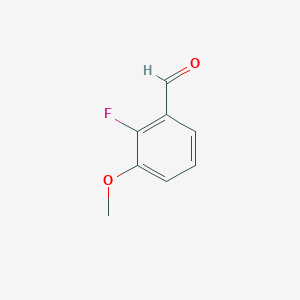 molecular formula C8H7FO2 B032414 2-氟-3-甲氧基苯甲醛 CAS No. 103438-88-6