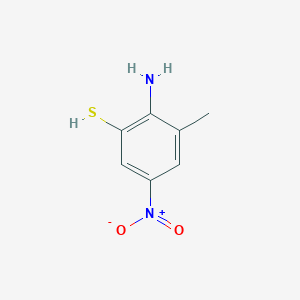 Benzenethiol, 2-amino-3-methyl-5-nitro-