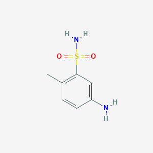 molecular formula C7H10N2O2S B032415 5-Amino-2-methylbenzenesulfonamide CAS No. 6973-09-7