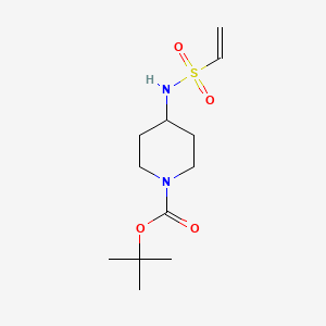 1-Piperidinecarboxylic acid, 4-[(ethenylsulfonyl)amino]-, 1,1-dimethylethyl ester