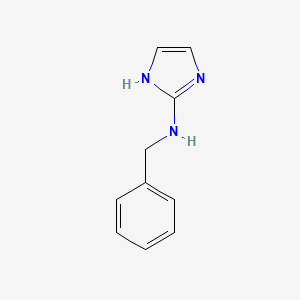 molecular formula C10H11N3 B3241515 N-Benzyl-1H-imidazol-2-amine CAS No. 14700-66-4