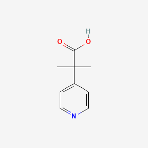 molecular formula C9H11NO2 B3241520 2-Methyl-2-(pyridin-4-yl)propanoic acid CAS No. 147028-78-2