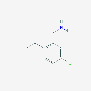 Benzenemethanamine, 5-chloro-2-(1-methylethyl)-