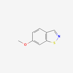 molecular formula C8H7NOS B3241588 6-Methoxybenzo[d]isothiazole CAS No. 147317-53-1