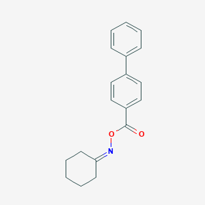 molecular formula C19H19NO2 B324162 cyclohexanone O-([1,1'-biphenyl]-4-ylcarbonyl)oxime 