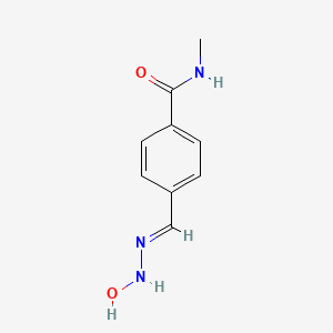 molecular formula C9H11N3O2 B3241777 Benzamide,4-[(hydroxyamino)iminomethyl]-N-methyl- CAS No. 148459-04-5