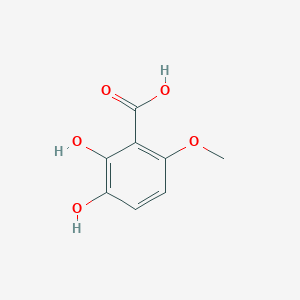 molecular formula C8H8O5 B3241781 2,3-Dihydroxy-6-methoxybenzoic acid CAS No. 148460-90-6