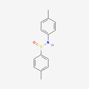 molecular formula C14H15NOS B3241948 4-Methyl-N-(p-tolyl)benzenesulfinamide CAS No. 14934-00-0