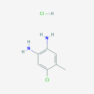 B3242001 4-Chloro-5-methylbenzene-1,2-diamine hydrochloride CAS No. 149689-78-1