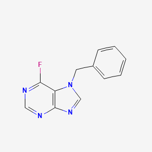 7-Benzyl-6-fluoro-7H-purine