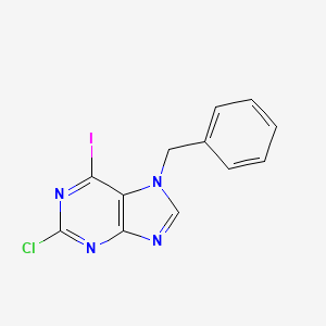 7-Benzyl-2-chloro-6-iodopurine