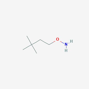 molecular formula C6H15NO B3242303 O-(3,3-dimethylbutyl)hydroxylamine CAS No. 1508058-73-8