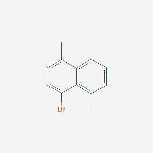 molecular formula C12H11B B3242335 4-bromo-1,5-dimethyl-naphthalene CAS No. 15095-54-2