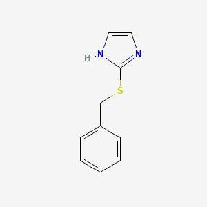 molecular formula C10H10N2S B3242401 2-(benzylsulfanyl)-1H-imidazole CAS No. 15139-30-7