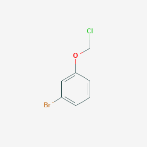molecular formula C7H6BrClO B3242526 1-Bromo-3-(chloromethoxy)benzene CAS No. 1520745-74-7