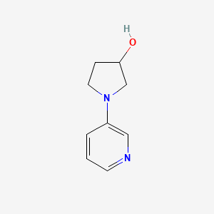 molecular formula C9H12N2O B3242556 1-(Pyridin-3-yl)pyrrolidin-3-ol CAS No. 1521927-77-4