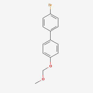 molecular formula C14H13BrO2 B3242769 4-Bromo-4'-(methoxymethoxy)-1,1'-biphenyl CAS No. 153407-10-4