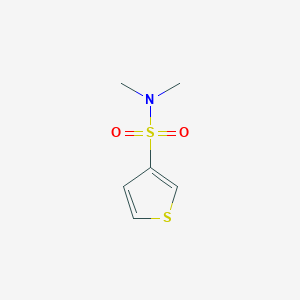 molecular formula C6H9NO2S2 B3242784 N,N-dimethylthiophene-3-sulfonamide CAS No. 153439-45-3