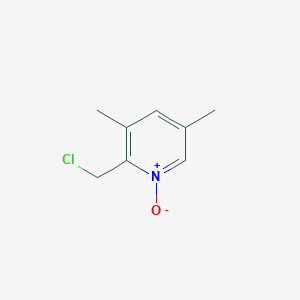 molecular formula C8H10ClNO B3242791 Pyridine, 2-(chloromethyl)-3,5-dimethyl-, 1-oxide CAS No. 153476-70-1