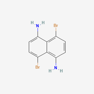 molecular formula C10H8Br2N2 B3243003 4,8-Dibromo-1,5-diaminonaphthalene CAS No. 154190-75-7