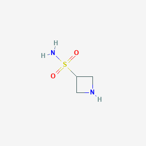 molecular formula C3H8N2O2S B3243007 Azetidine-3-sulfonamide CAS No. 1542590-74-8