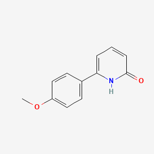 molecular formula C12H11NO2 B3243048 2-Hydroxy-6-(4-methoxyphenyl)pyridine CAS No. 154476-88-7