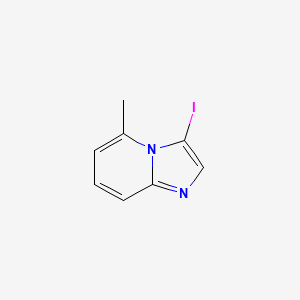 molecular formula C8H7IN2 B3243084 3-Iodo-5-methylimidazo[1,2-a]pyridine CAS No. 1545534-44-8