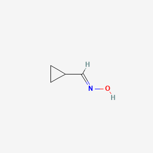molecular formula C4H7NO B3243158 N-(cyclopropylmethylidene)hydroxylamine CAS No. 154813-08-8